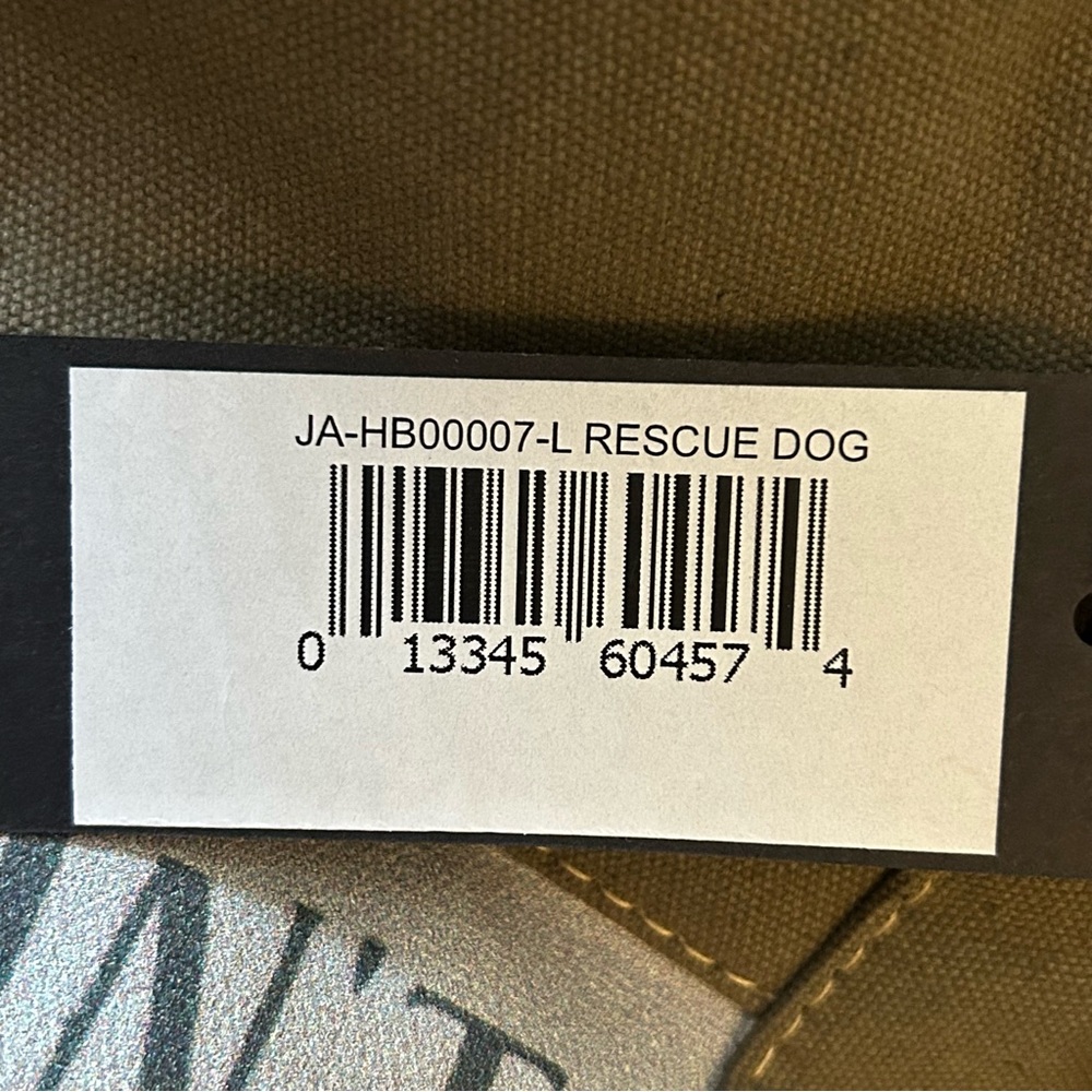 NWT Vintage Addiction Rescue Dog Recycled
Military Tent Tote - Picture 10 of 11